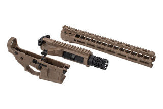 Radian Builder Kit in flat dark earth with 14in handguard features a lower and model 1 upper